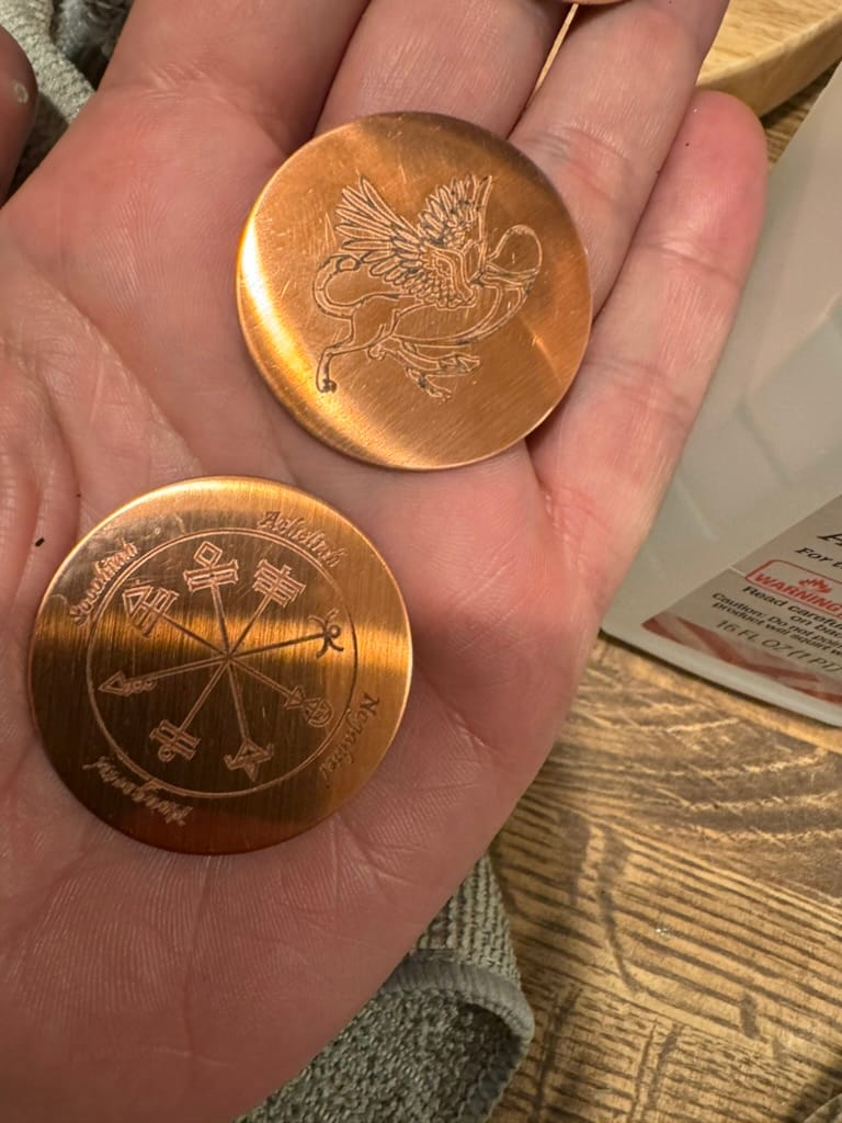 (All images on this talisman were created by the amazing Adeline Soothtell.)