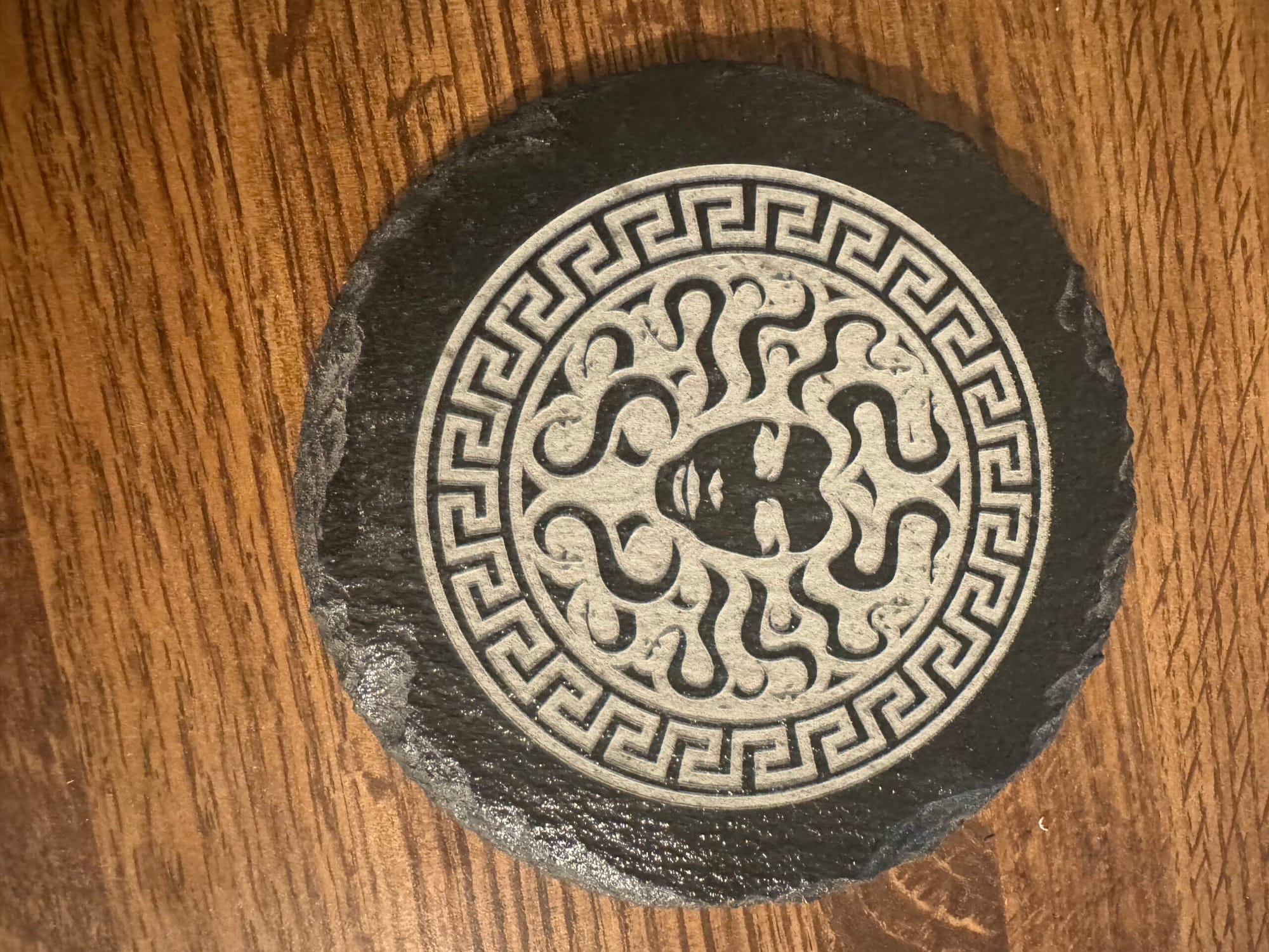 Gorgon: Medusa, in Slate
