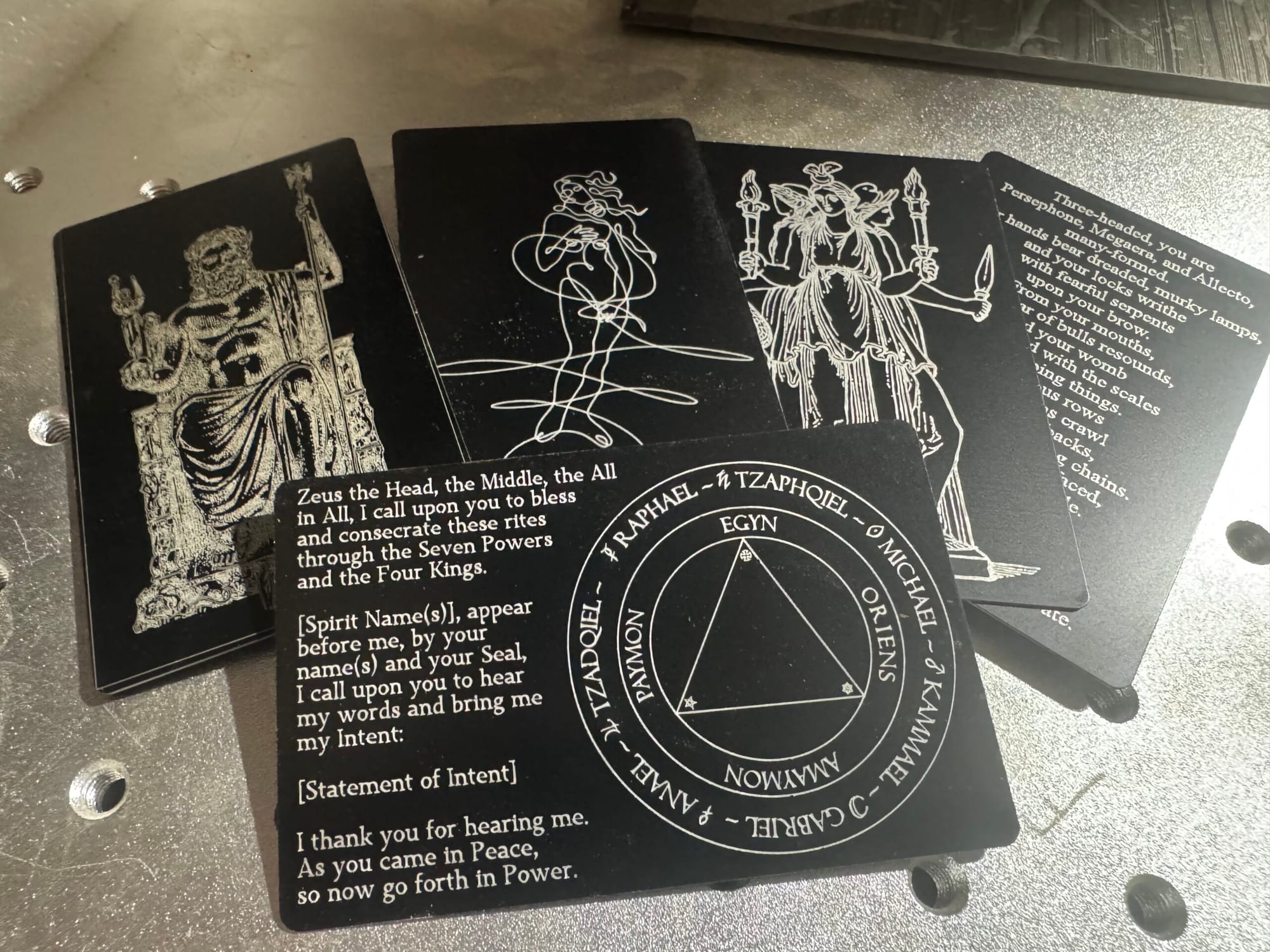 Laser Engraved Aluminum Card