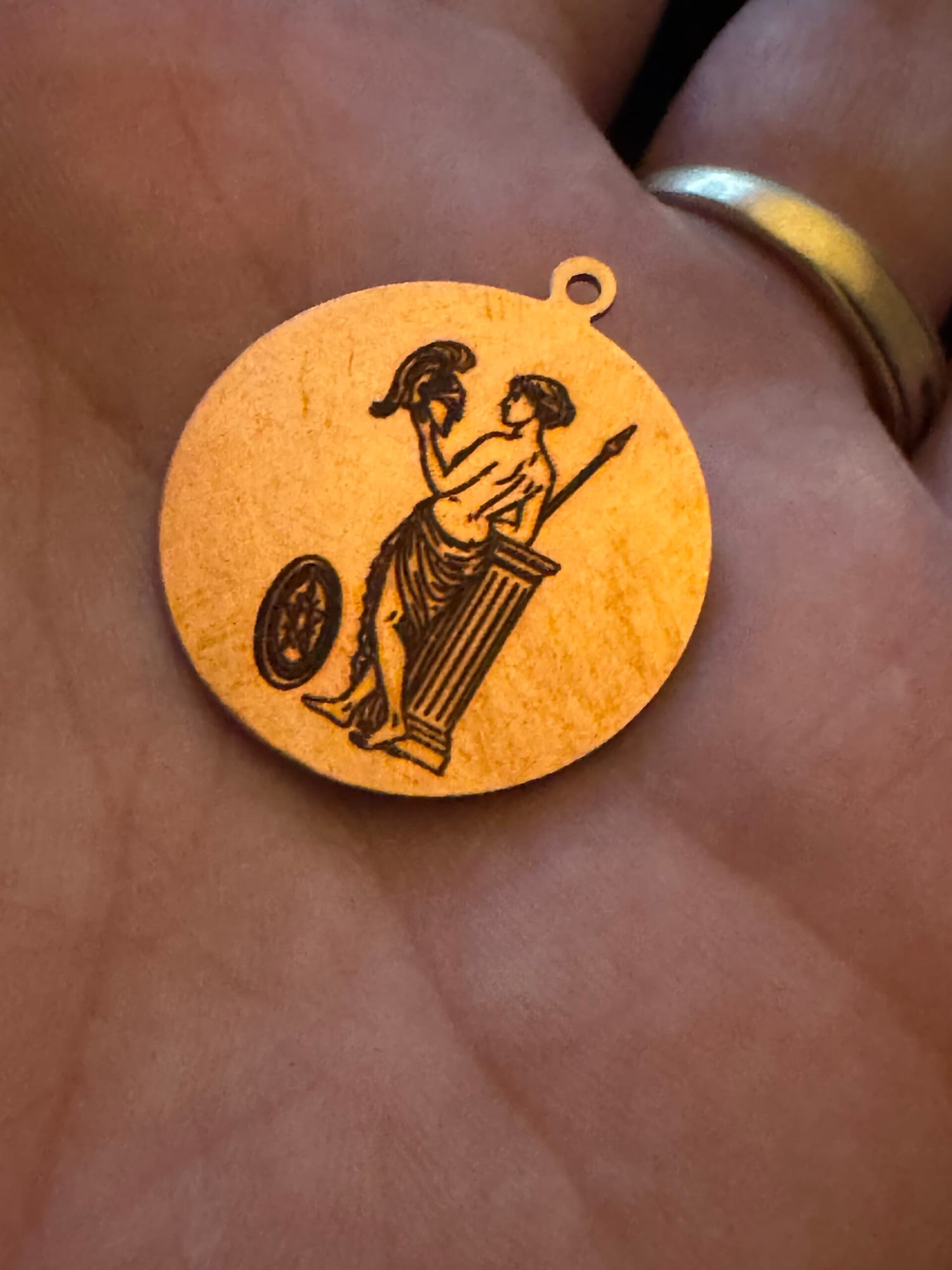 Venus Victrix Necklace - KoS 2nd Pentacle of Venus for Grace and Favor