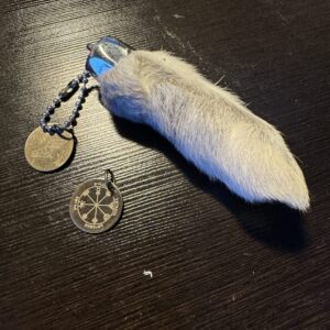 Amazing Lucky Rabbit's Foot: Mercury-Jupiter-Venus Keychain