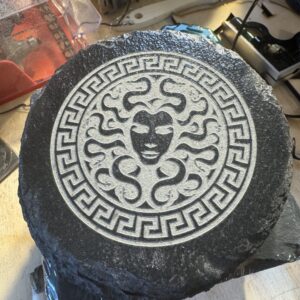 Gorgon: Medusa, in Slate